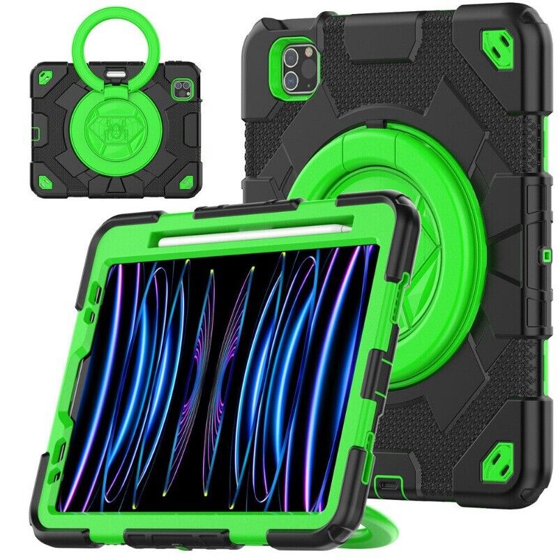 Étui robuste Defender Ring pour enfants avec sangle pour iPad Air 4/5 (4e/5e génération) / iPad Pro 11 Étui robuste Defender Ring pour enfants avec sangle pour iPad Air 4/5 (4e/5e génération) / iPad Pro 11